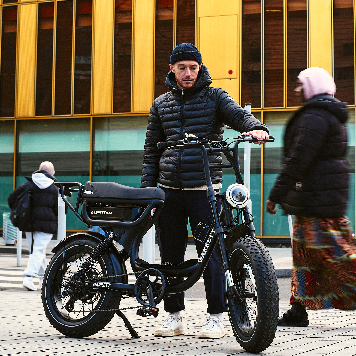 Bicicleta elétrica de carga de dois lugares Garrett Miller City (versão 2024)