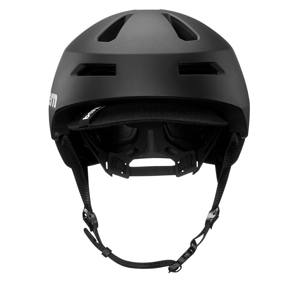 Bern Brentwood 2.0 Matte Black Helmet with Visor - Matte Black