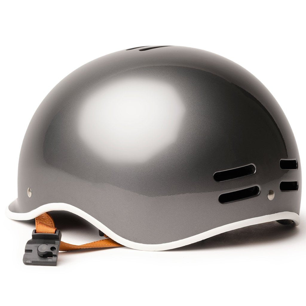 Thousand Metallics Collection Polished Titanium Helmet