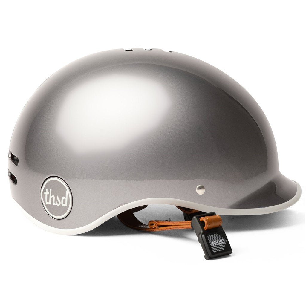 Thousand Metallics Collection Polished Titanium Helmet