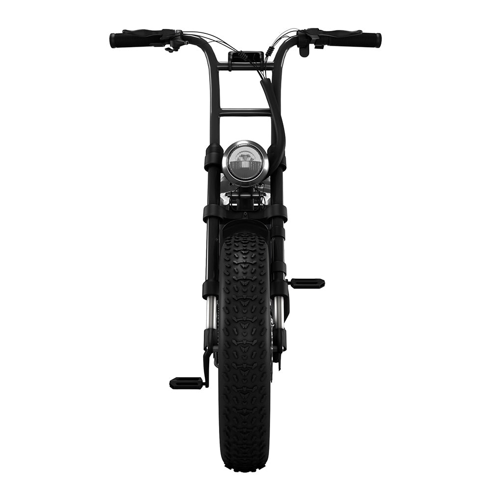 vélo électrique garrett miller x noir fat bike nouvelle version 2021 afficheur display large pneu kenda phare avant led
